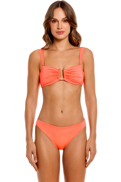 NADIR CORAL BIKINI BOTTOM