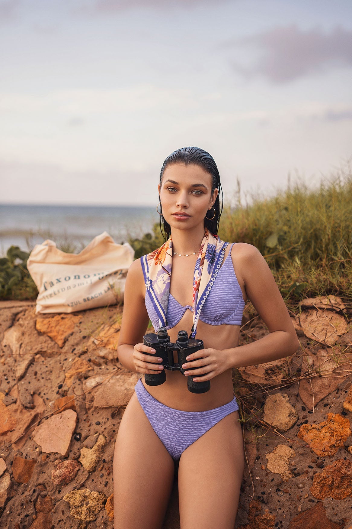 ELISA LAVENDER TOP