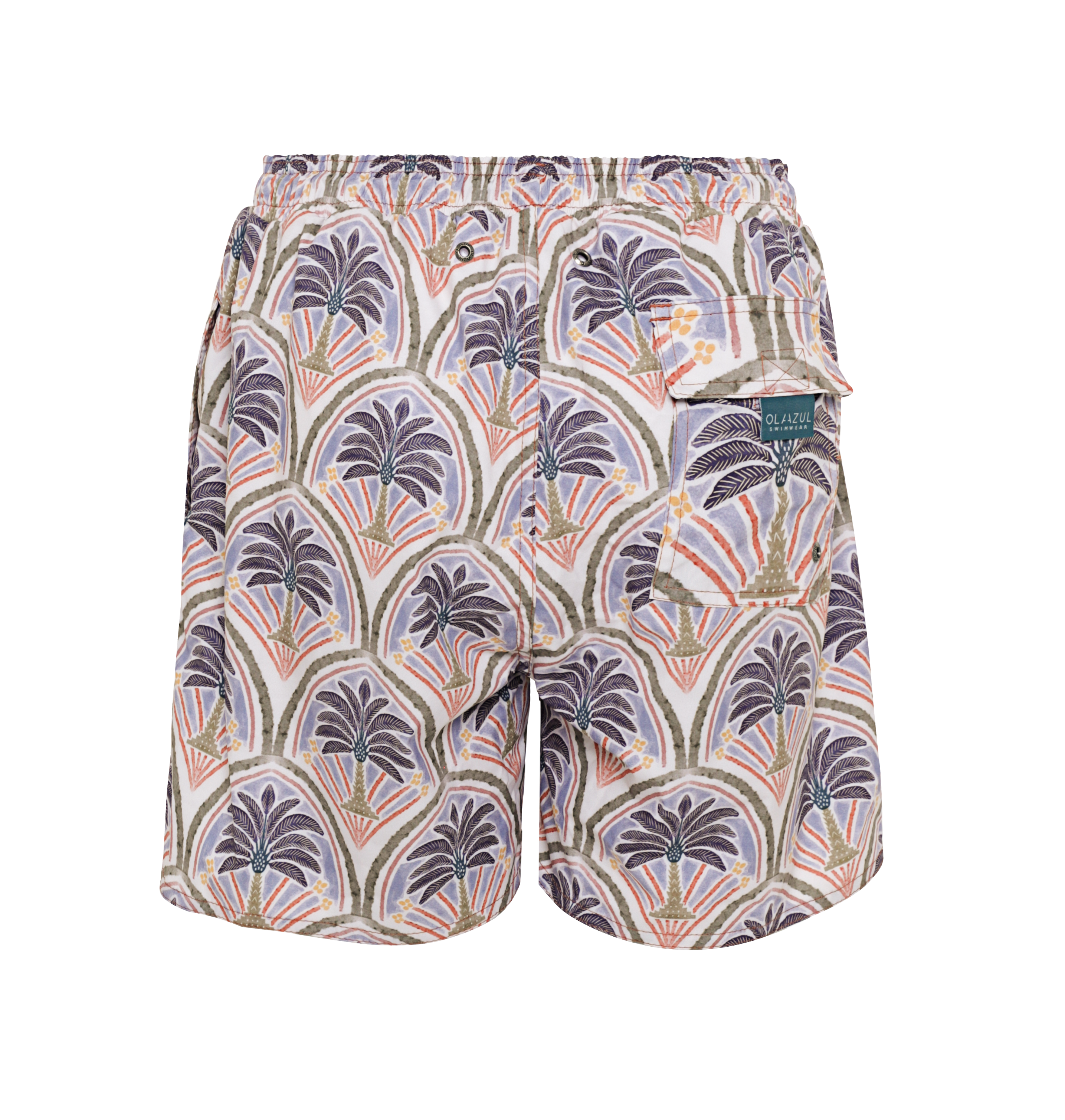 LEO PALM SWIM TRUNKS