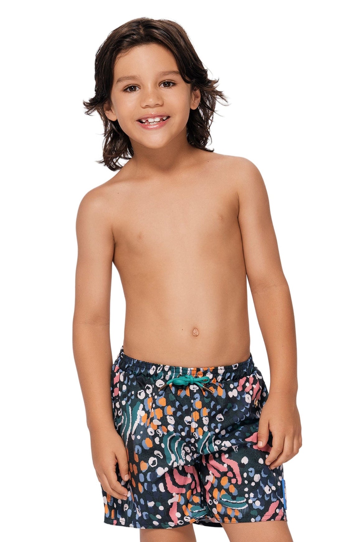 Boys modeling swimwear 2025