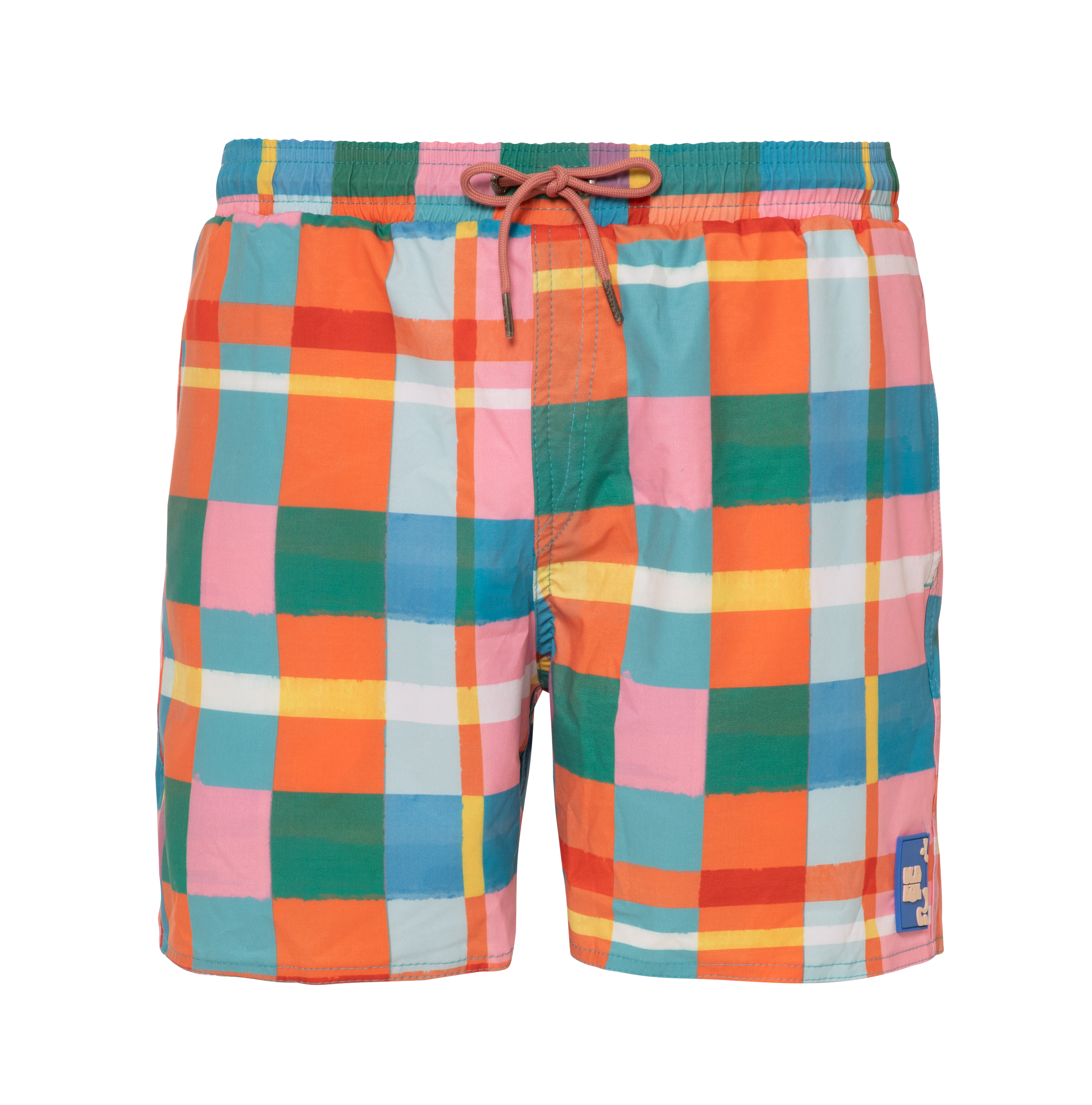 LEO BLOCK SWIM TRUNKS