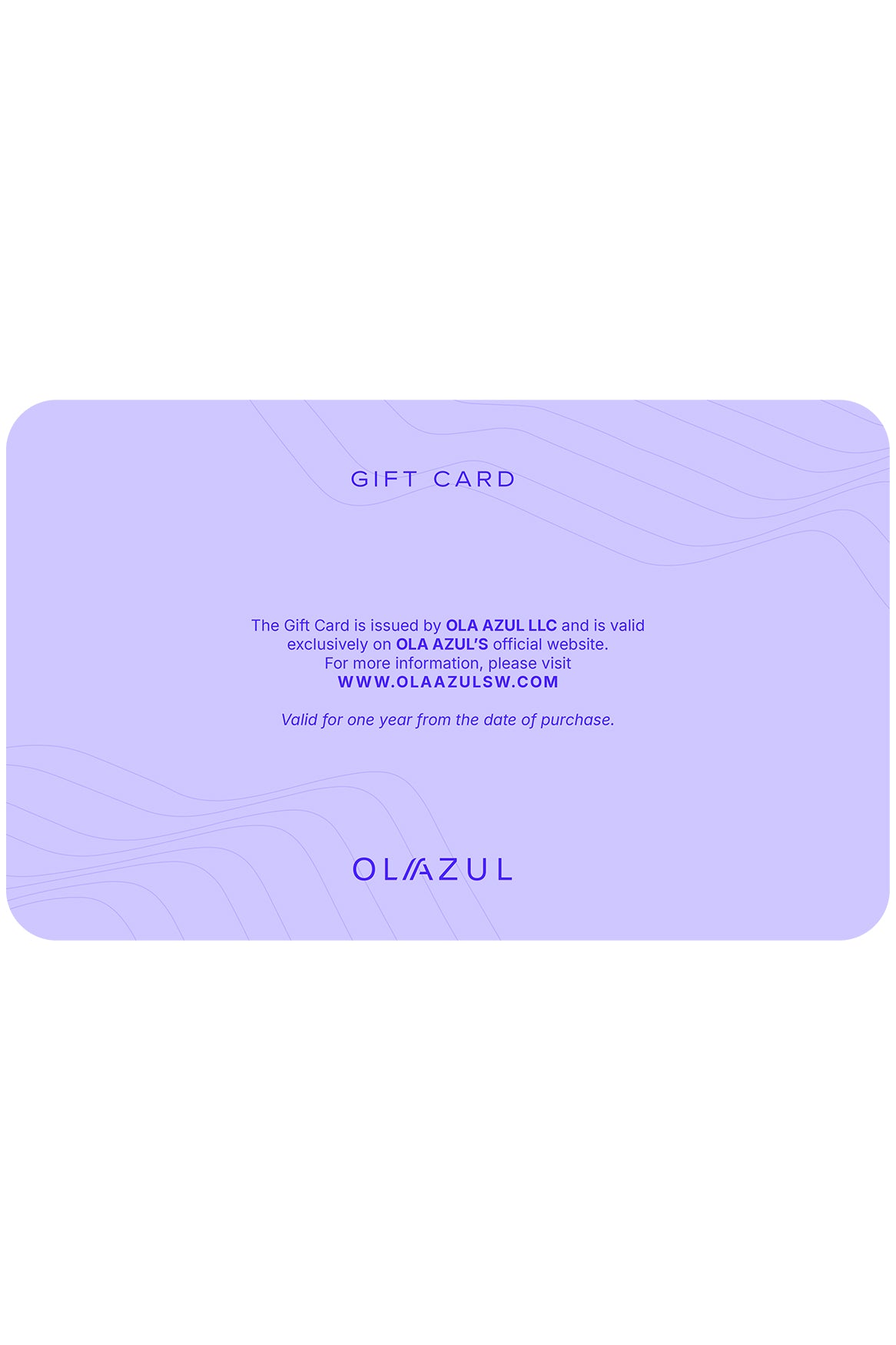 Ola Azul Digital Gift Card