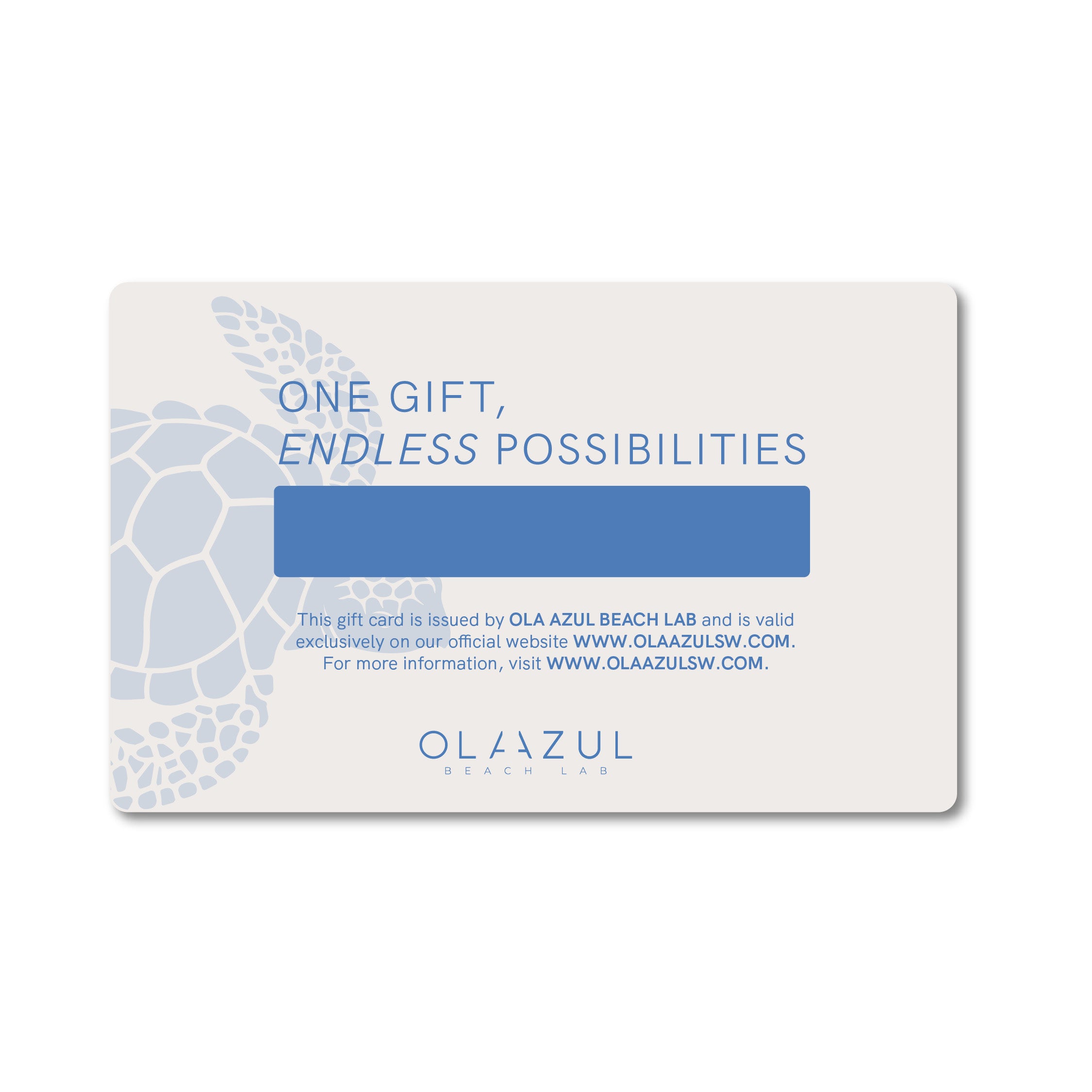 Ola Azul Physical Gift Card