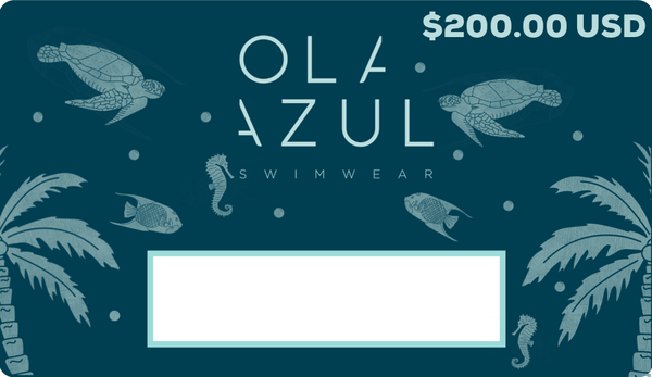 Ola Azul Swimwear Digital  Gift Card $200.00 USD