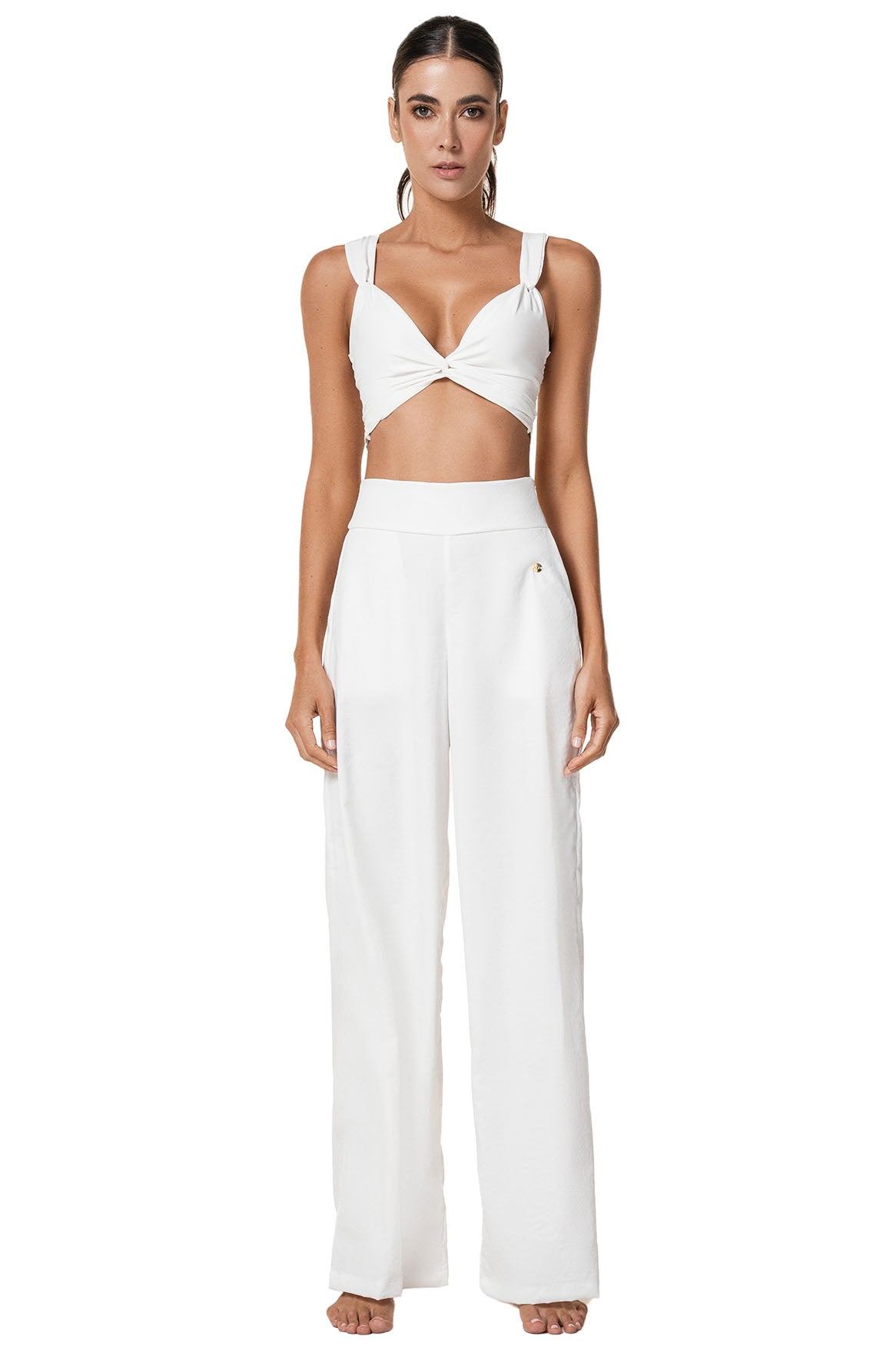 FREYA IVORY CROP TOP